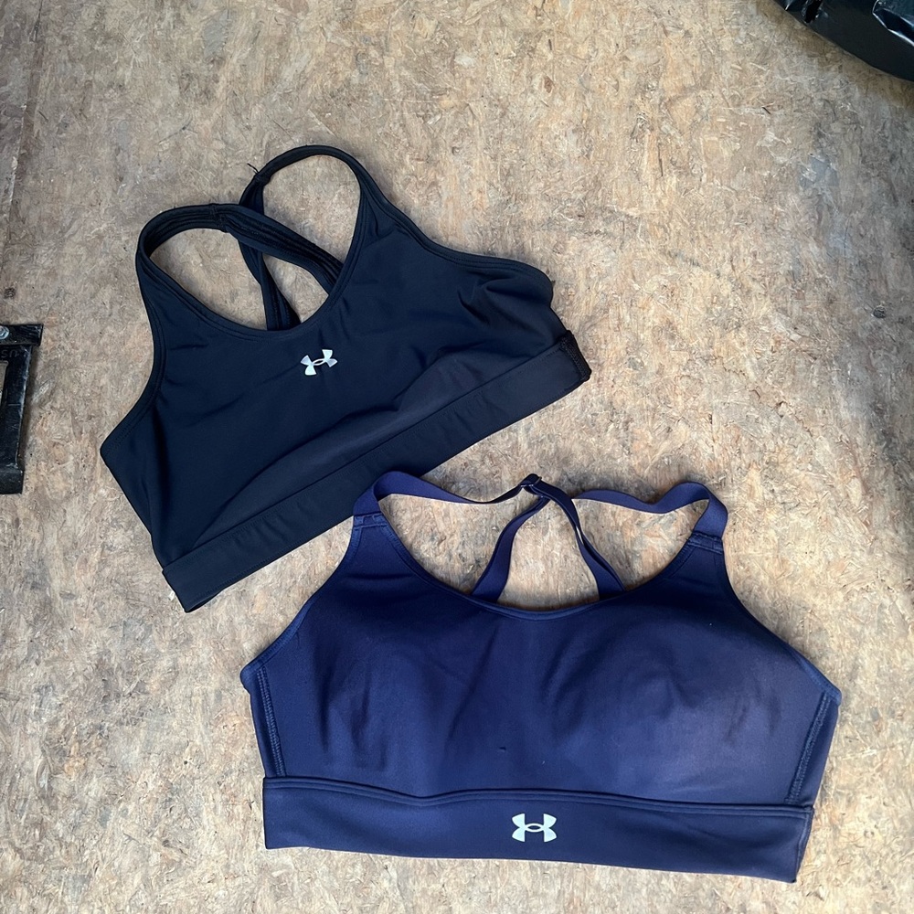 Under Armour Women's Sports Bra Set - Black and Navy